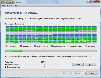 Auslogics Disk Defrag Auslogics Disk Defrag