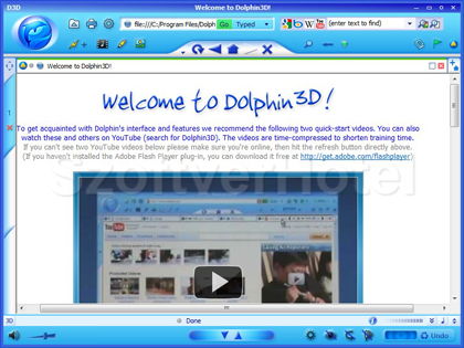 Dolphin3D Web Browser böngésző