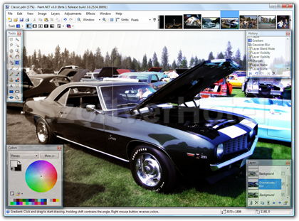 Paint.NET képszerkesztő Paint.NET képszerkesztő