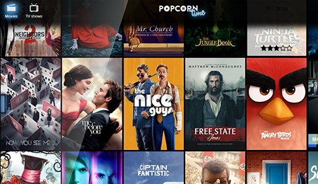 Popcorn Time médialejátszó