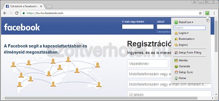 RoboForm jelszókezelő