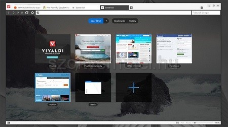 Vivaldi Browser böngésző