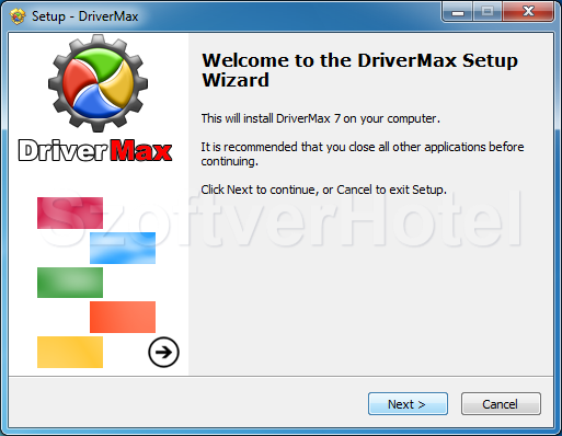 DriverMax telepítés, 1. lépés