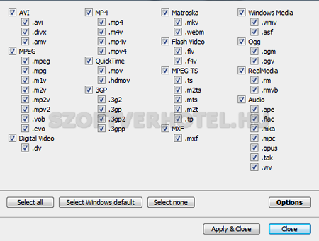 K-Lite Codec Pack felhasználói leírás, 2. instrukció Codec Pack felhasználói leírás 2.