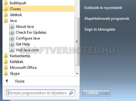 Java Plugin felhasználói leírás, 1. instrukció Java Plugin felhasználói leírás 1.