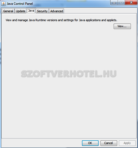 Java Plugin felhasználói leírás, 6. instrukció Java Plugin felhasználói leírás 6.