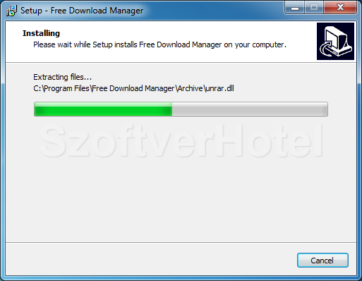 Free Download Manager telepítés, 10. lépés