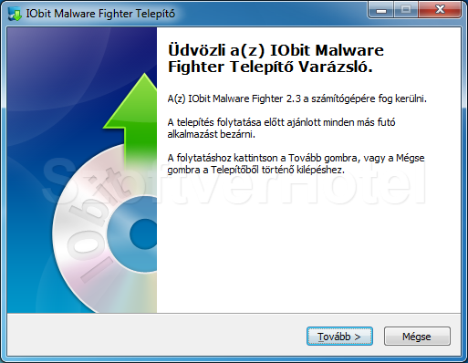 IObit Malware Fighter telepítés, 1. lépés
