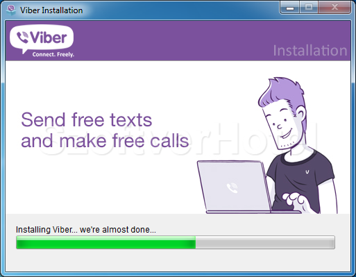 Viber for Windows telepítés, 2. lépés