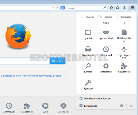 Mozilla Firefox felhasználói leírás 4.