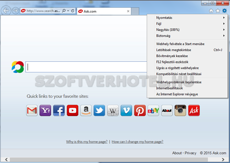 Microsoft Internet Explorer felhasználói leírás 2.